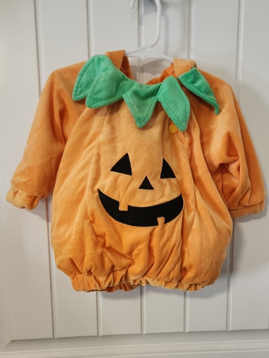Target Other - Target 6-12 Month Plush Pumpkin Costume One Piece NWOT